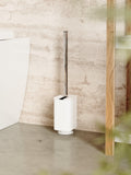 Umbra toilet brush and holder in white (British brand)