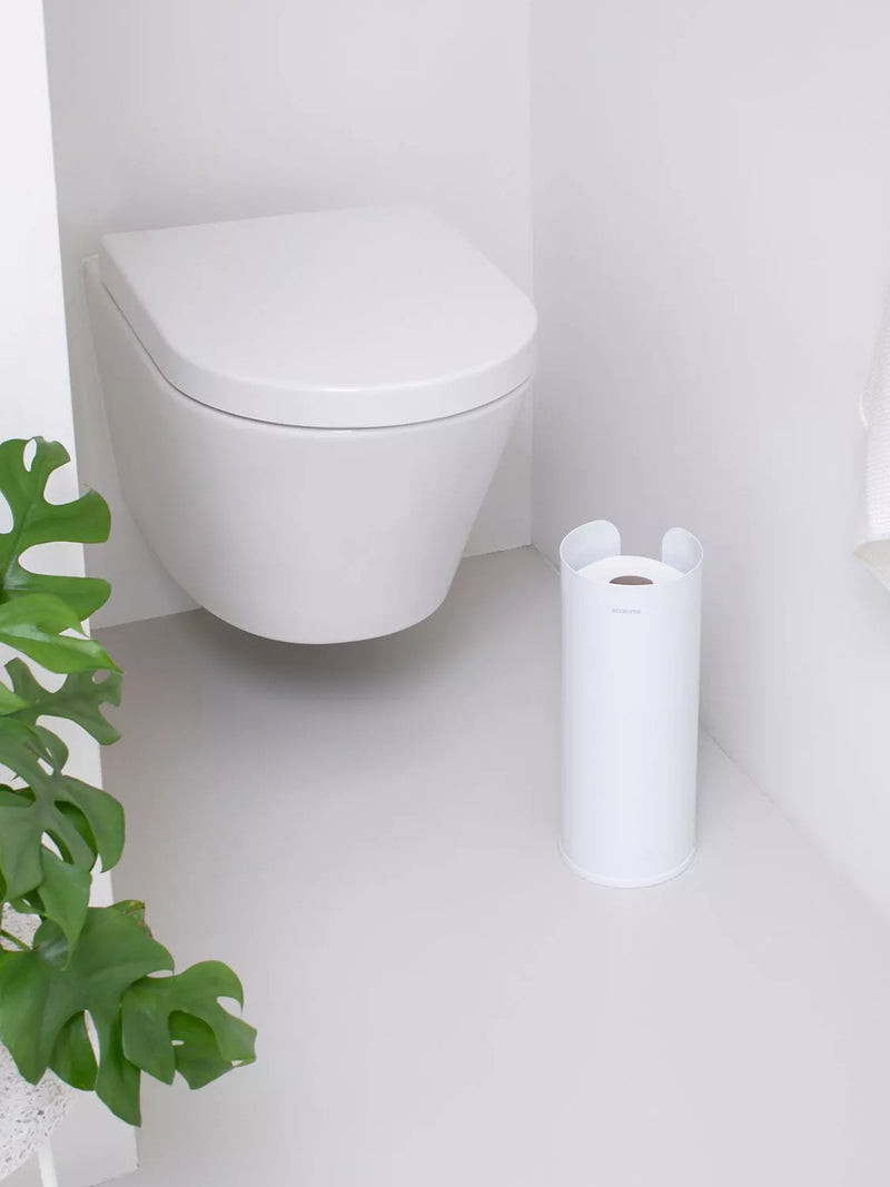 Brabantia ReNew toilet roll dispenser brushed chrome - British product