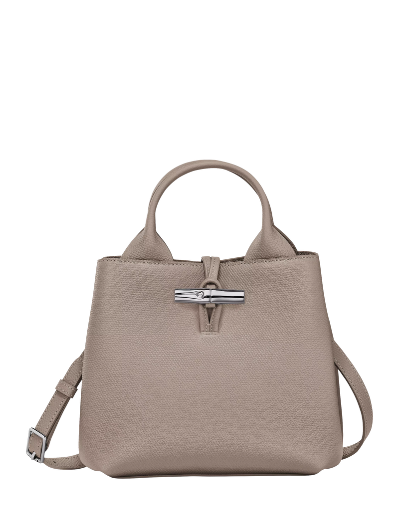 Longchamp Le Roseau Leather Small Crossbody Bag