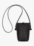 Longchamp Le Roseau leather phone pouch, UK version