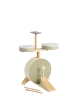 John Lewis John Lewis Toy Wooden Drum Kit- Buy online at McGrocer
