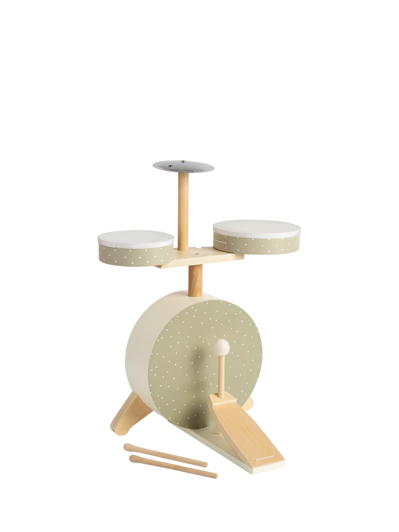 John Lewis wooden drum kit for children, imported from the UK