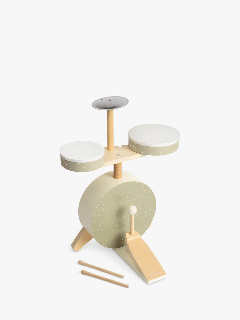 John Lewis wooden drum kit for children, imported from the UK