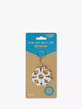 John Lewis Gentlemen's Hardware Snowflake Keychain Multi-Tool- Buy online at McGrocer