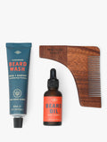 Gentlemen's Hardware beard care kit in Oak Moss scent, UK version
