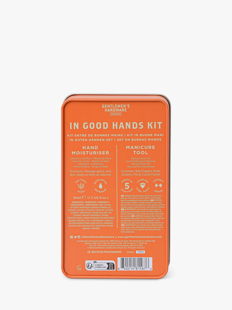 Gentlemen's Hardware Hand Care Kit Oak Moss 50ml, UK version