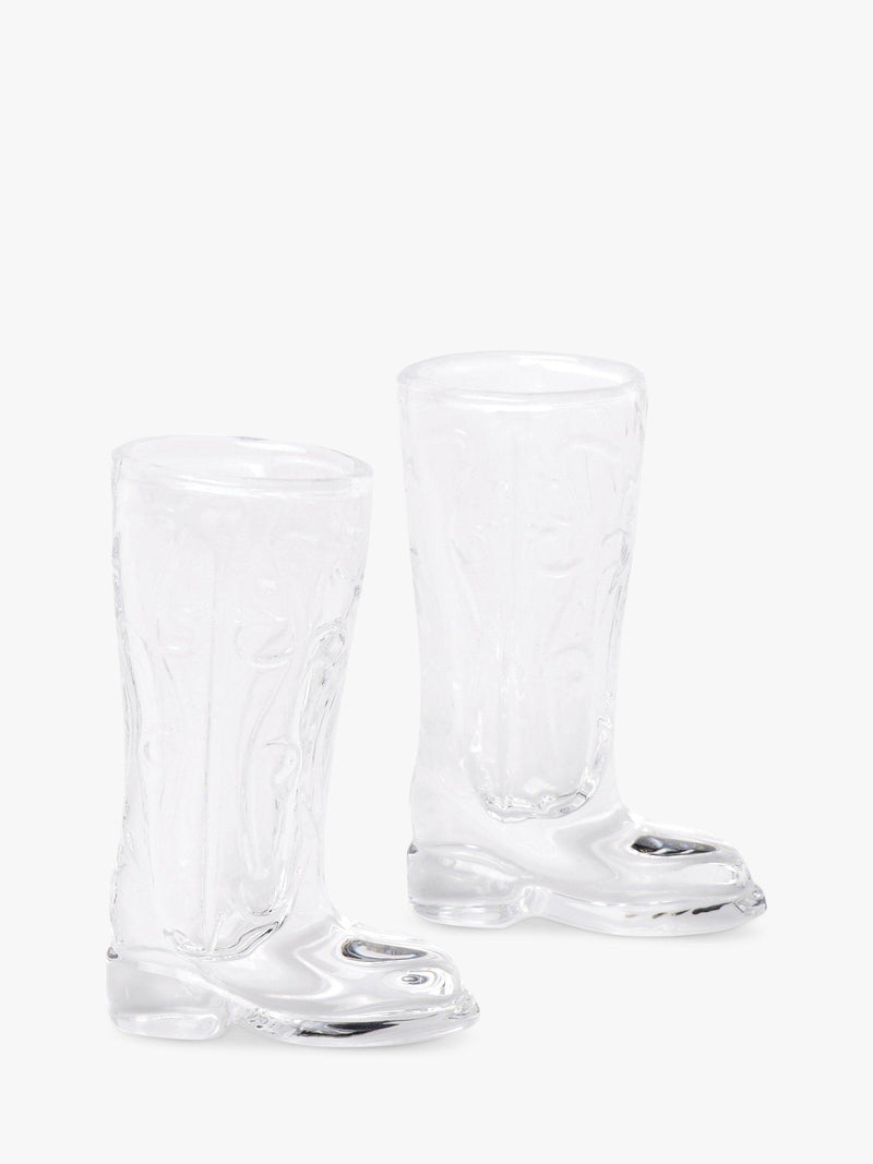 Gentlemen's Hardware cowboy boot shot glasses set of 2, UK version
