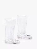 Gentlemen's Hardware cowboy boot shot glasses set of 2, UK version