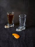 Gentlemen's Hardware cowboy boot shot glasses set of 2, UK version