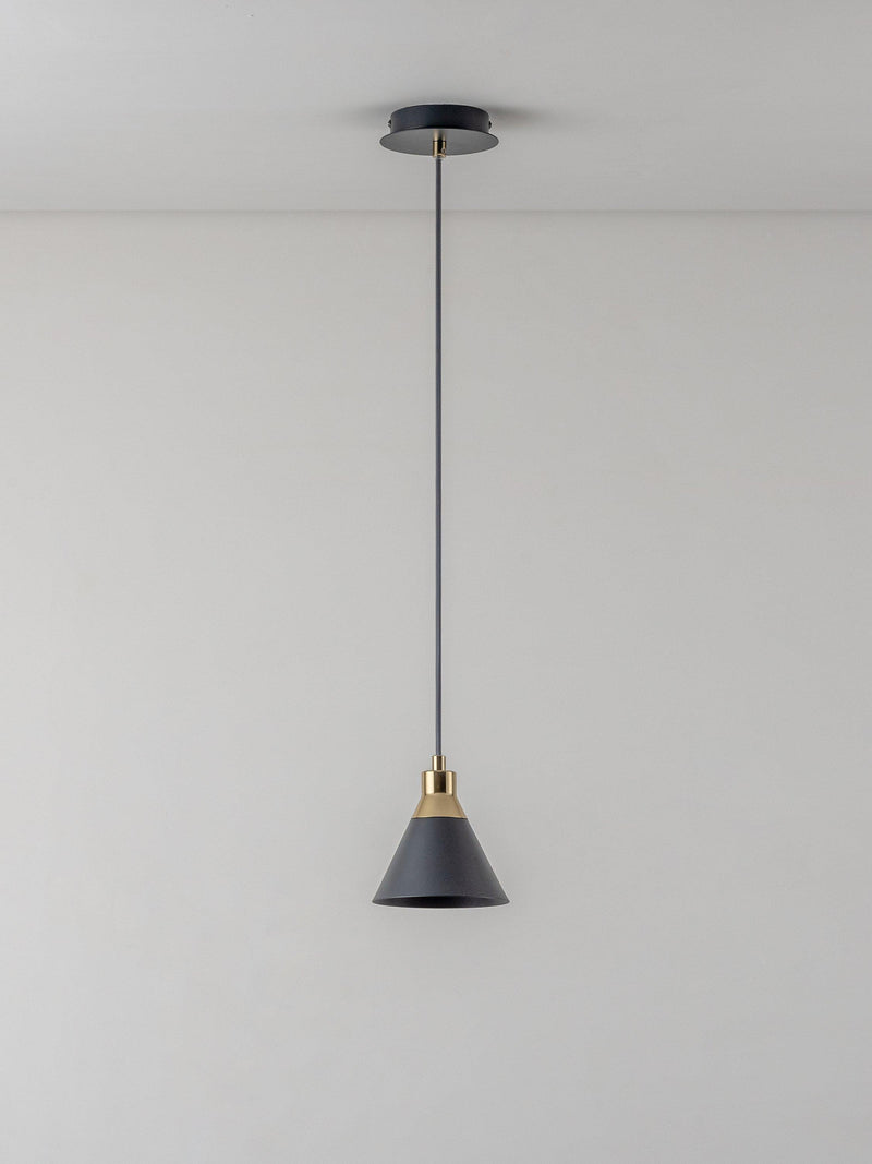 houseof cone pendant ceiling light adjustable drop 89cm - British product