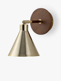 houseof adjustable cone wall light brass 20x13.5x13.5cm, imported from the UK