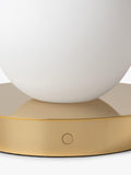 houseof Opal Disk rechargeable table lamp brass (British brand)