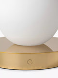 houseof Opal Disk rechargeable table lamp brass (British brand)