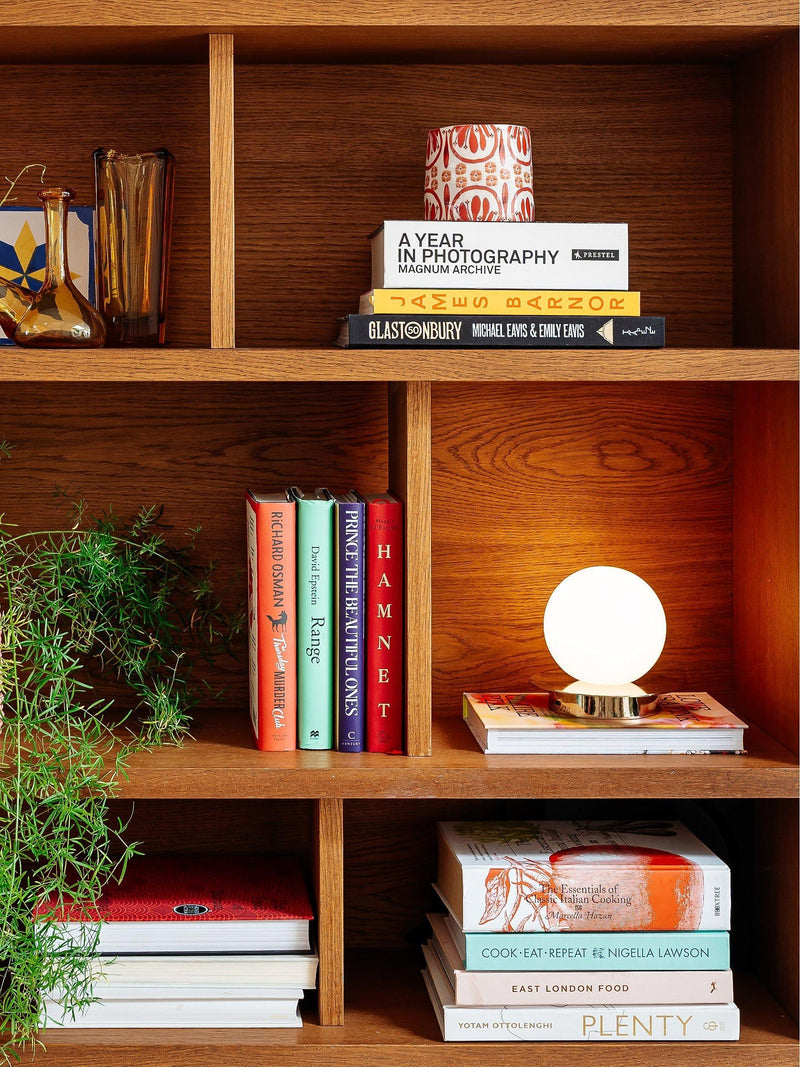 houseof Opal Disk rechargeable table lamp brass (British brand)