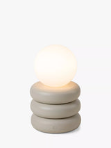 John Lewis houseof Tube Cordless Portable Table Lamp Sand Medium- Buy online at McGrocer
