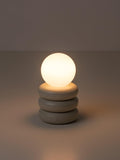 houseof Tube Cordless Portable Table Lamp in Sand, imported from the UK