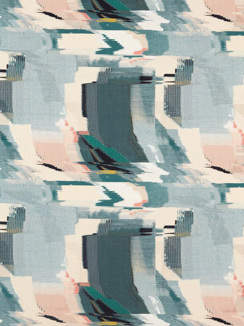 Harlequin Perspective Multicoloured Abstract Weave Furnishing Fabric, 145cm