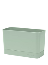 John Lewis Sink-Side Organiser with Non-Skid Drip Tray in Jade Green- Buy online at McGrocer