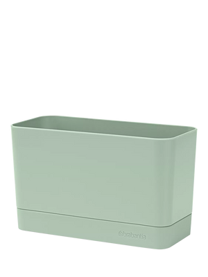 Sink-Side Organiser with Non-Skid Drip Tray in Jade Green