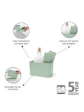 Brabantia sink-side organiser in jade green - British product