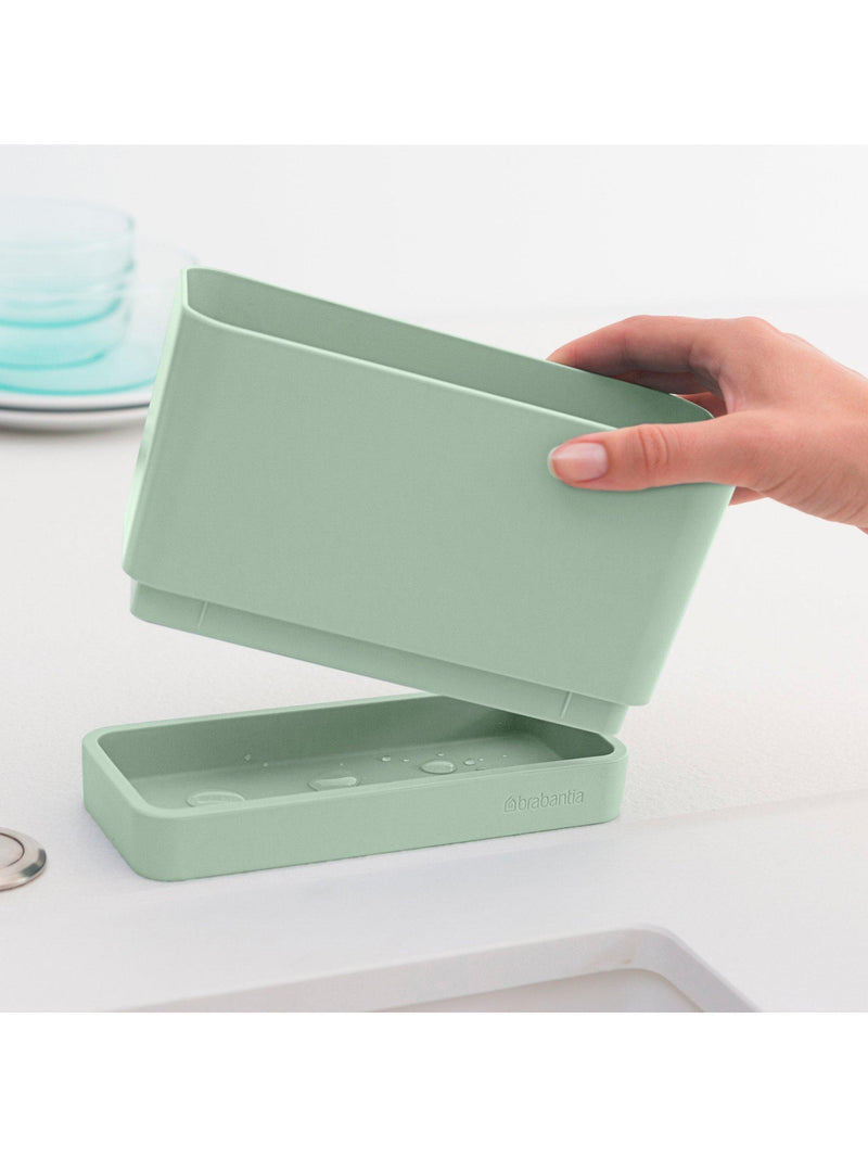 Brabantia sink-side organiser in jade green - British product