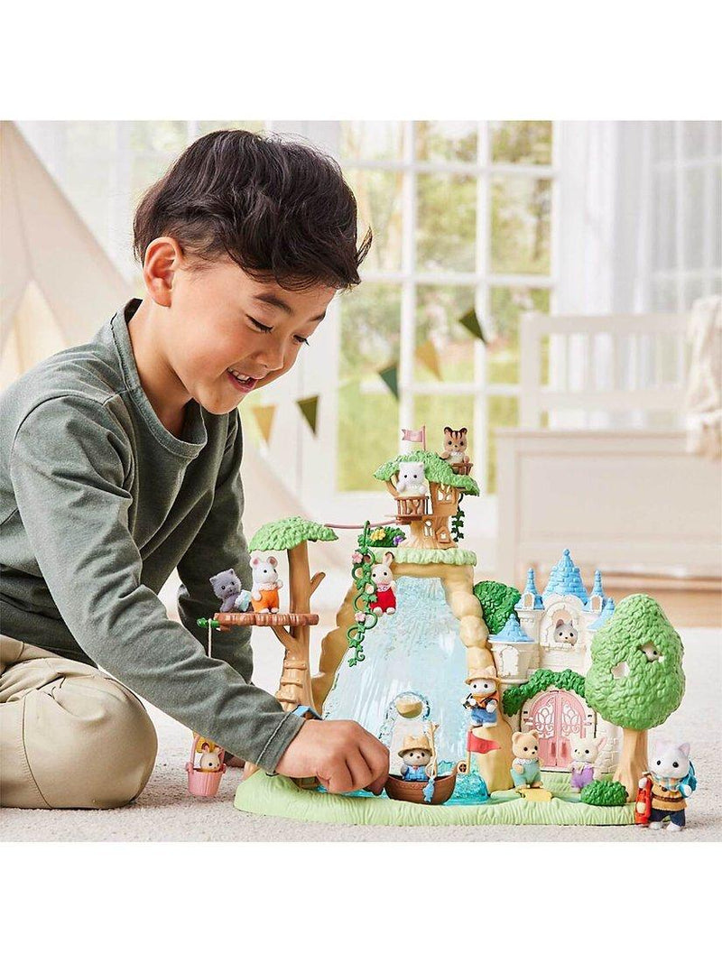 Sylvanian Families Secret Forest Falls playset, imported from the UK