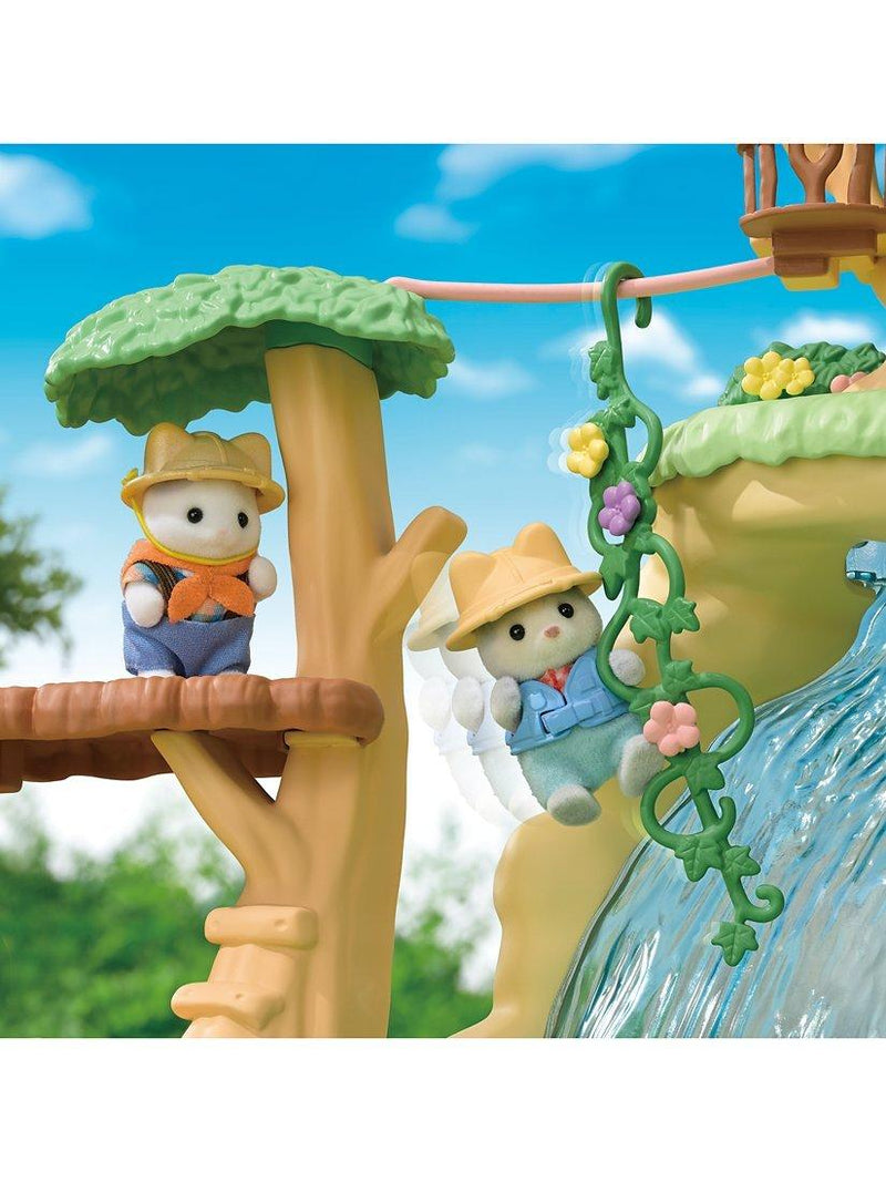 Sylvanian Families Secret Forest Falls playset, imported from the UK