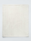 John Lewis faux fur throw in white, UK version