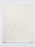 John Lewis faux fur throw in white, UK version