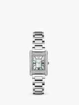John Lewis Emporio Armani AR11625 Women's Crystal Bracelet Strap Watch, Silver- Buy online at McGrocer