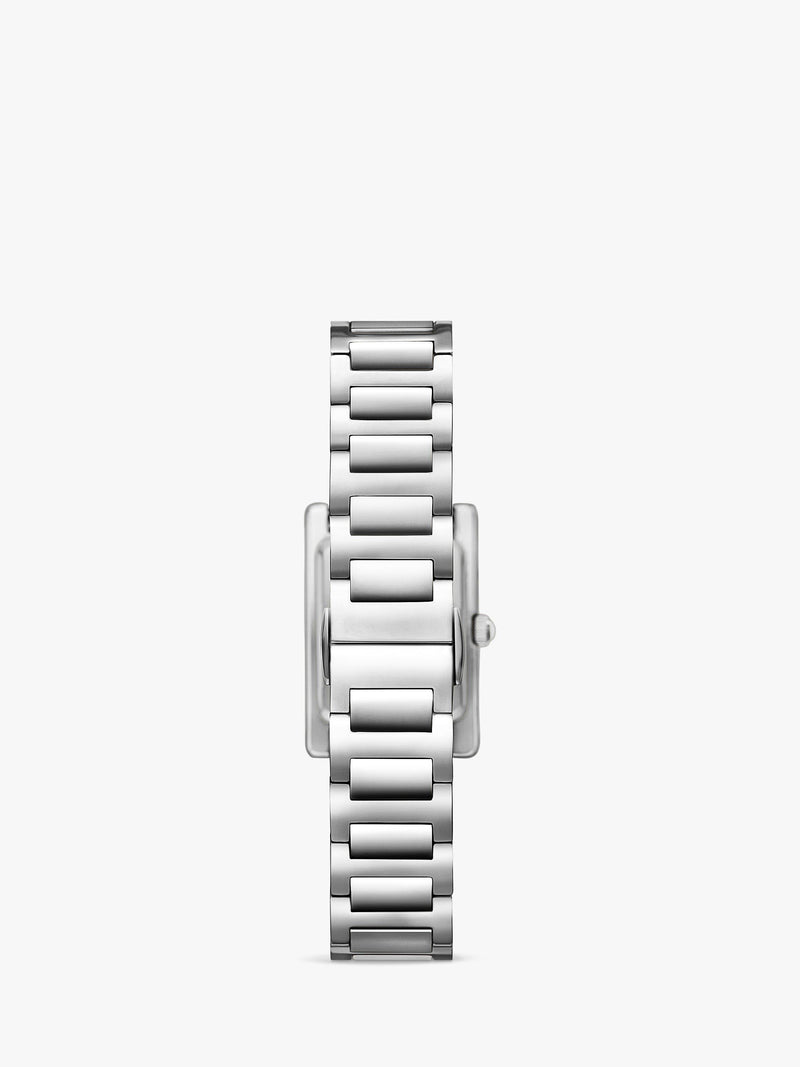 Emporio Armani crystal bracelet watch, silver, imported from the UK