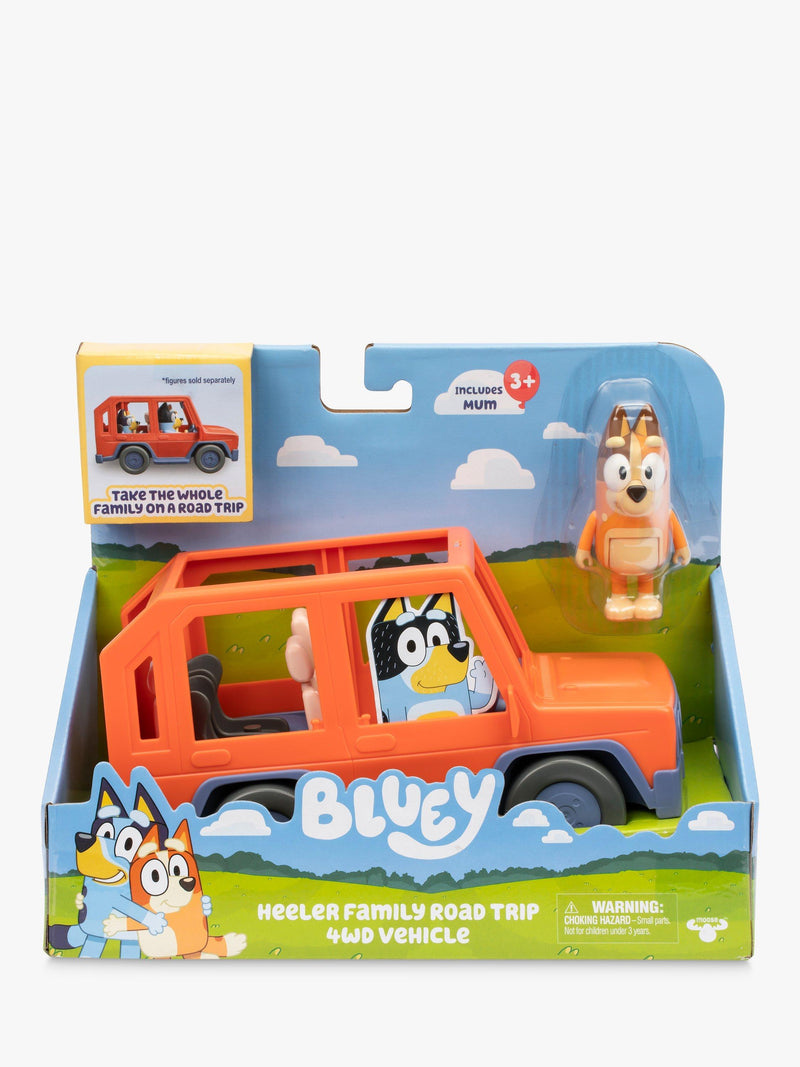 Bluey Heeler Family Road Trip 4WD Vehicle toy (British brand)
