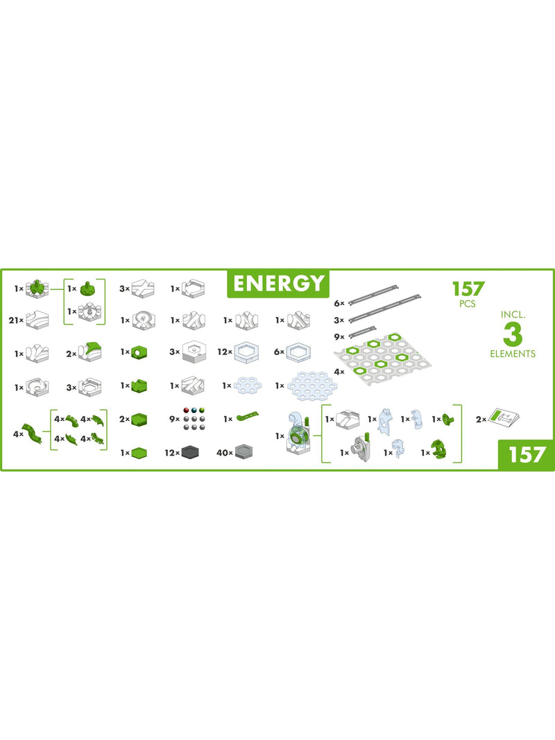 GraviTrax marble run set Action Set Energy 154-piece - British product