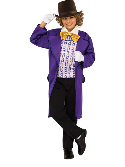 John Lewis Rubies Kids' Deluxe Willy Wonka Fancy Dress Costume- Buy online at McGrocer