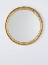 John Lewis John Lewis Vintage French Round Wall Mirror, 68cm, Antique Gold- Buy online at McGrocer