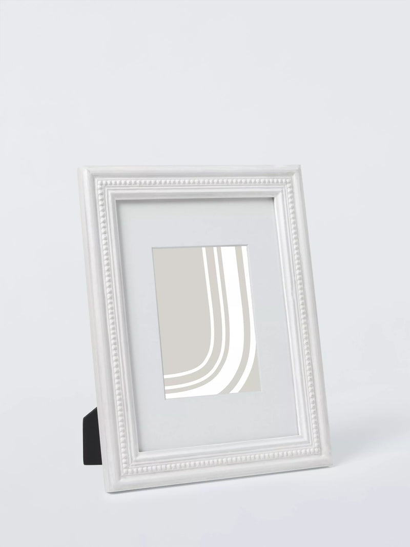 John Lewis whitewashed wood photo frame A4, imported from the UK