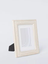 John Lewis John Lewis Hand-Carved Coastal Wood Photo Frame & Mount, White Wash, 4 x 6 inch- Buy online at McGrocer