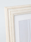 John Lewis hand-carved whitewash wood photo frame 4x6 imported from the UK