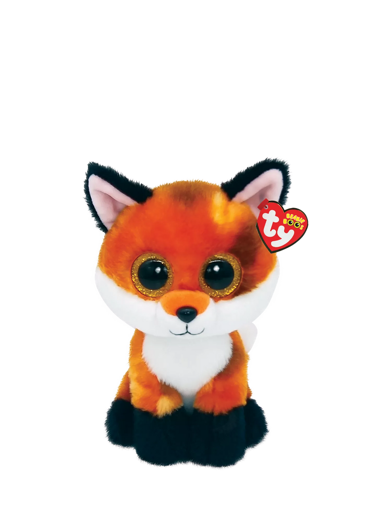 Ty Beanie Boo Meadow Fox medium soft toy, UK version