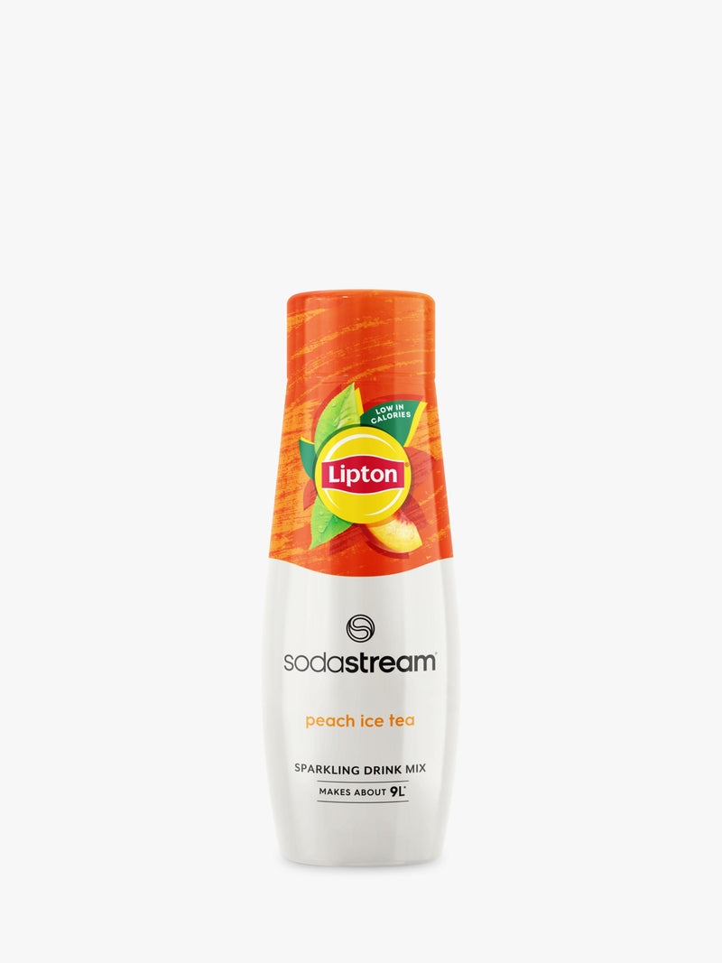 SodaStream Lipton peach ice tea sparkling drink mix (British brand)