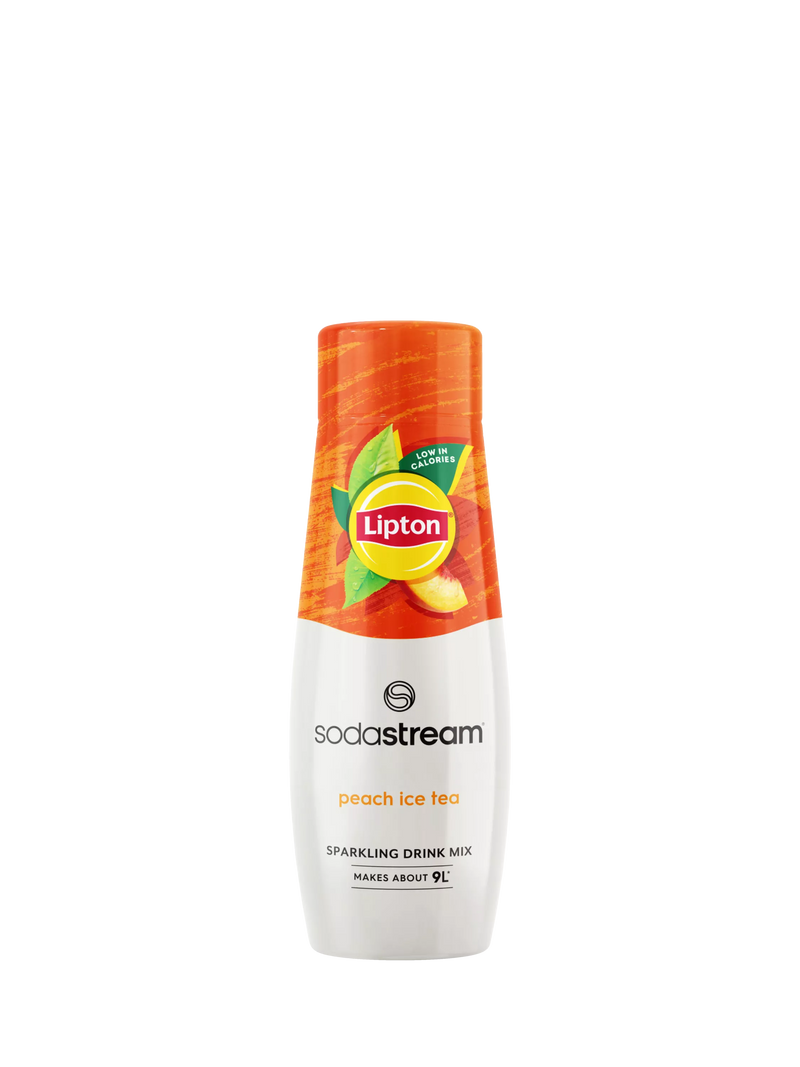 SodaStream Lipton peach ice tea sparkling drink mix (British brand)