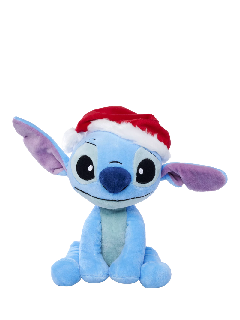 Disney Santa Stitch 25cm plush soft toy - British product