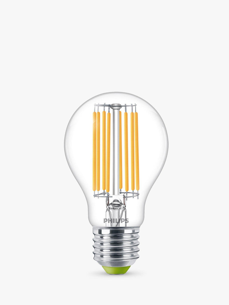 Philips warm white clear LED bulb 4W pack of 2 - British product