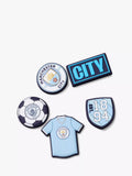 Crocs Manchester City Jibbitz pack of 5 - British product