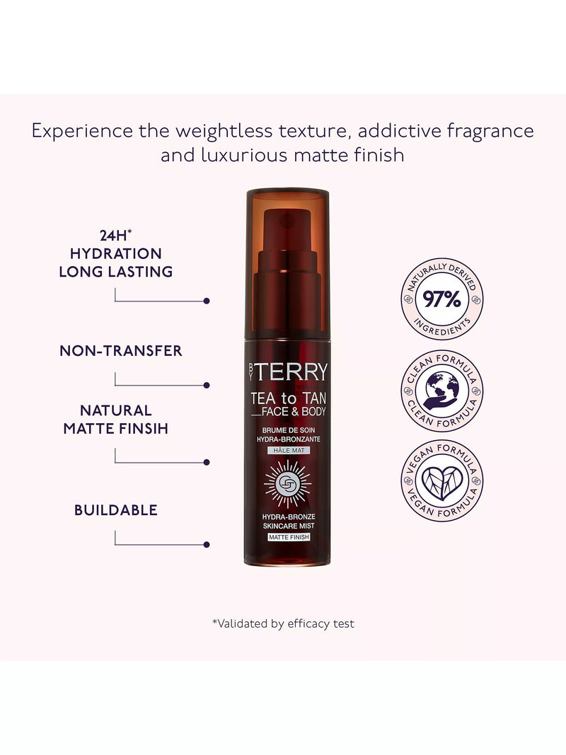BY TERRY Tea To Tan face and body bronzing mist 30ml, UK version
