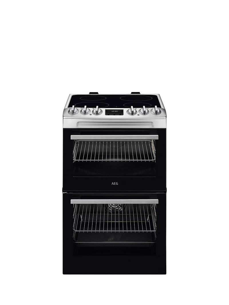 AEG freestanding electric cooker stainless steel 89x55x60cm, imported from the UK