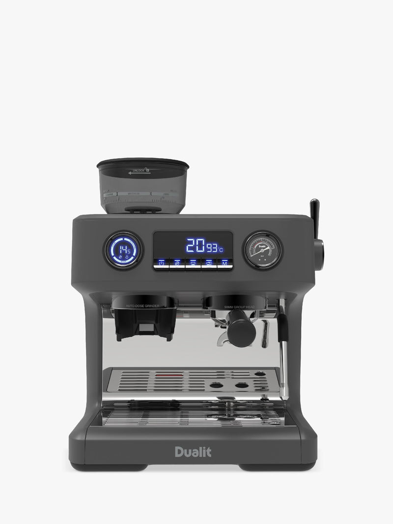 Dualit Espressivo Pro dual boiler espresso machine in grey - British product