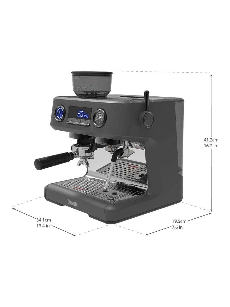 Dualit Espressivo Pro dual boiler espresso machine in grey - British product