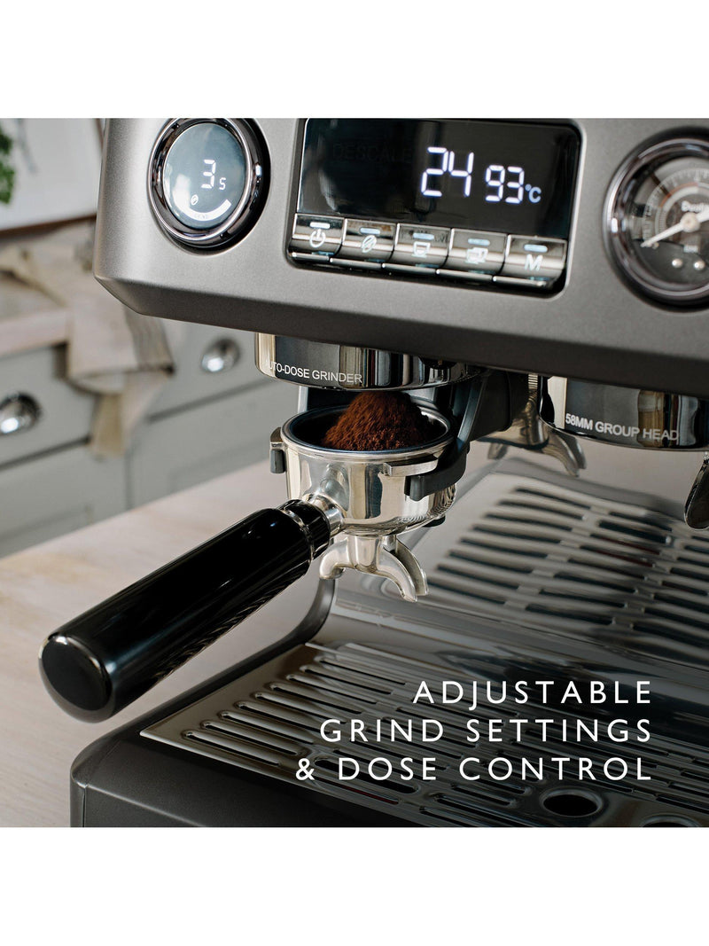 Dualit Espressivo Pro dual boiler espresso machine in grey - British product