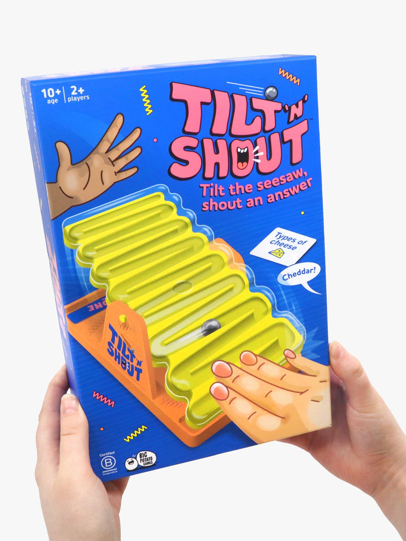 Big Potato Tilt N Shout party game - British product